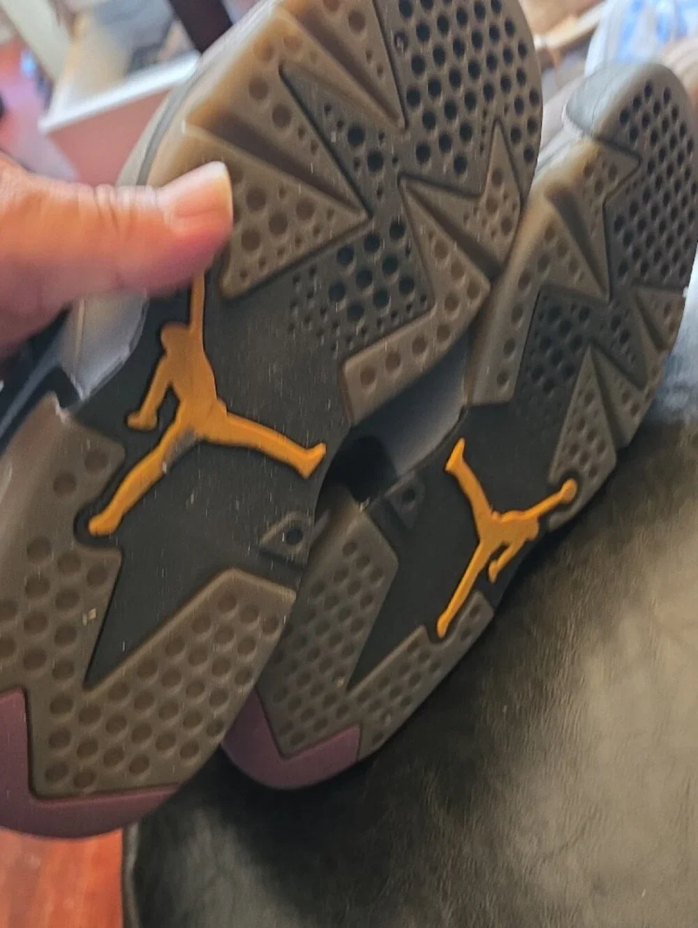 Jordan  Black Sneakers with Pink and Green Accents